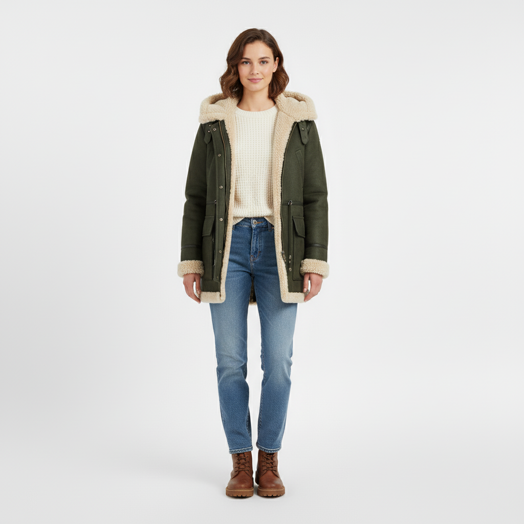 Women's Lined Winter Coat