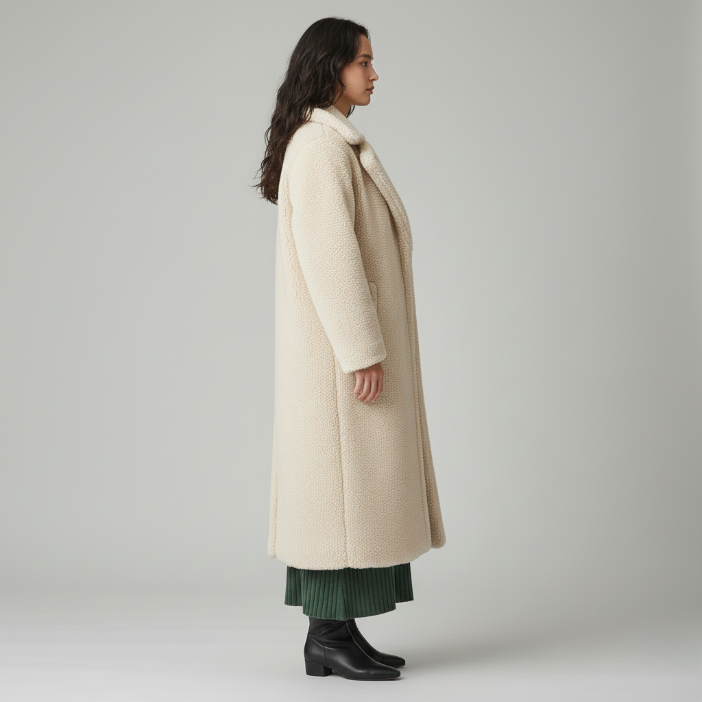 Women's Longline Teddy Coat