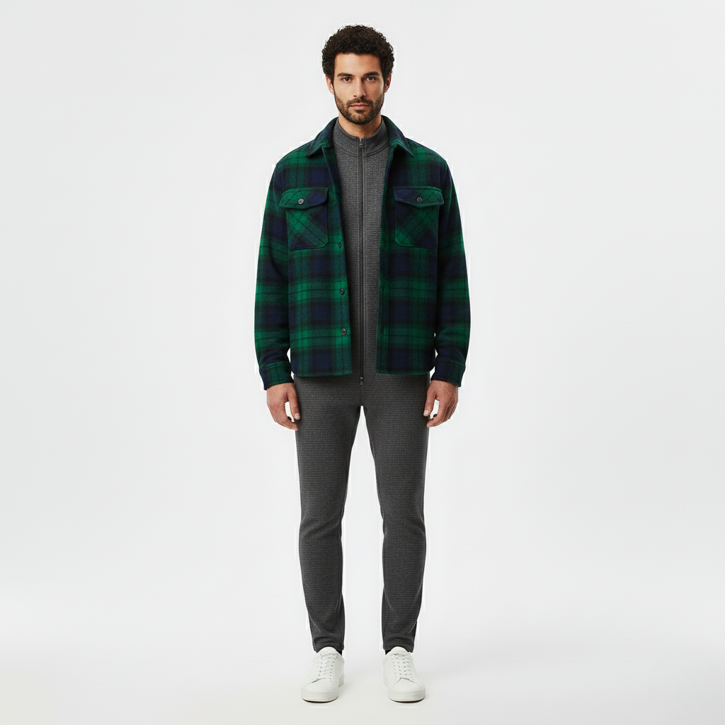 Men's Tartan Overshirt